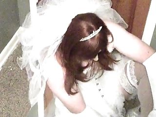 Crossdresser Bride With Hitachi