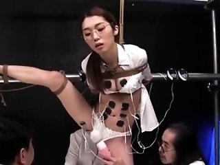 Restrained Asian Cutie Has A Passion For Suffering And Pleasure